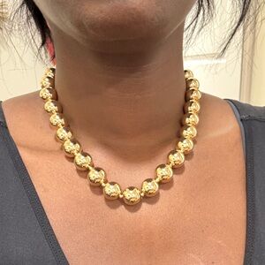 Chico's Gold Statement Necklace
